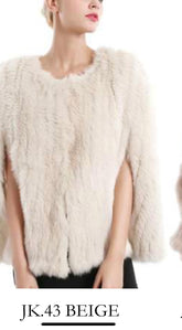 Rabbit Fur Cap Jackets